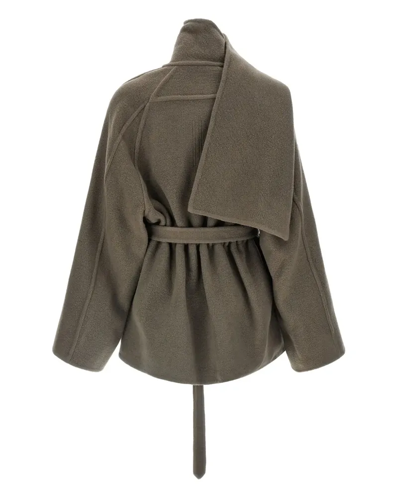 Rick Owens Scarf Flight coat - Grün Grün