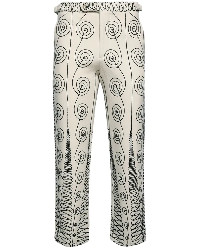 BODE Quillwork Hose - Nude Nude