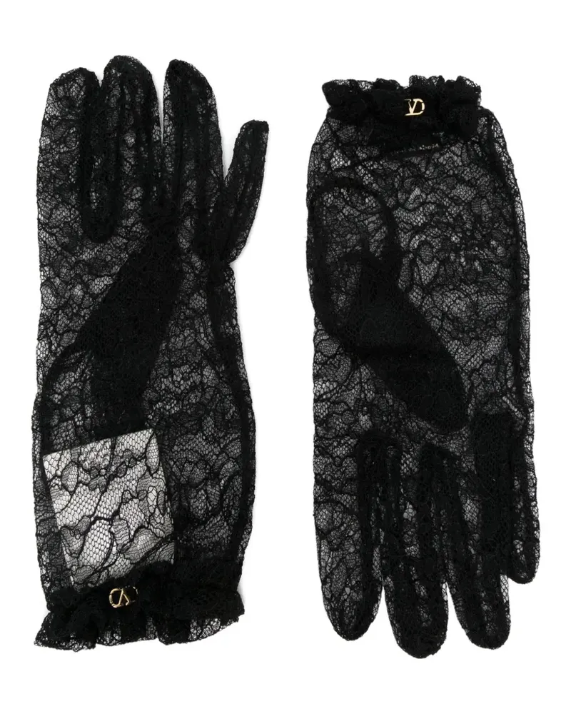 Valentino Garavani Gloves Black - Schwarz Schwarz