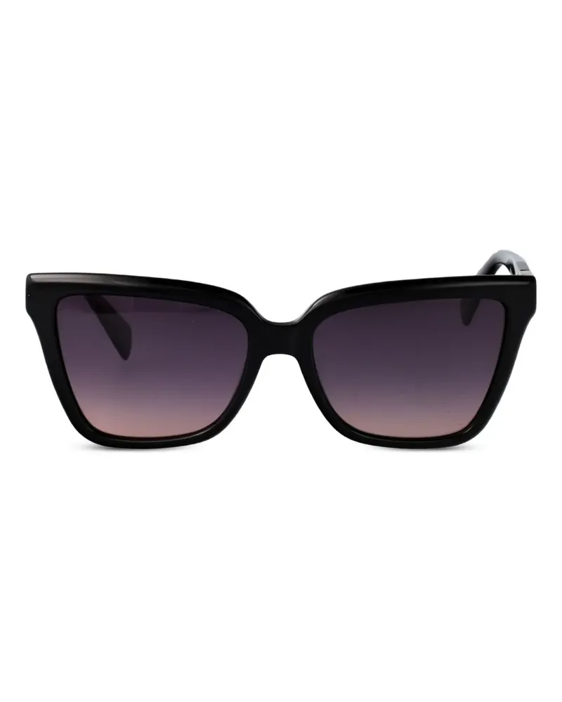 Liu Jo Sonnenbrille mit eckigem Gestell - Schwarz Schwarz