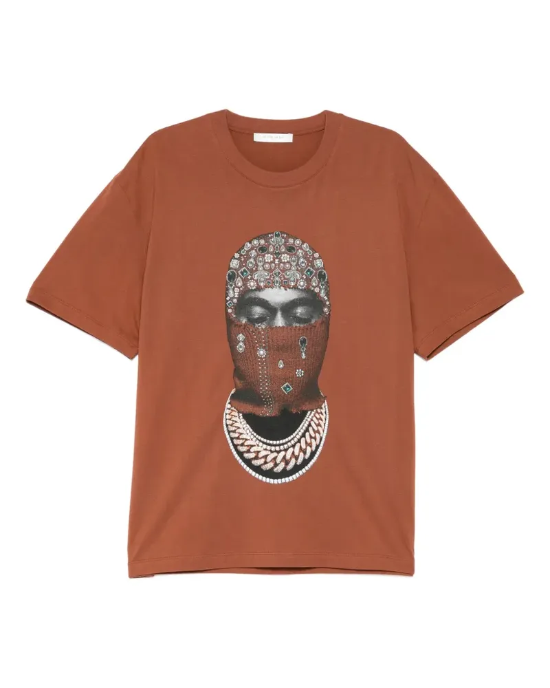 IH NOM UH NIT T-Shirt mit grafischem Print - Orange Orange