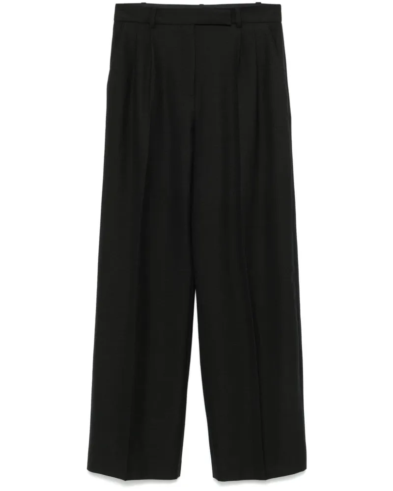 Maje Klassische Bundfaltenhose - Schwarz Schwarz