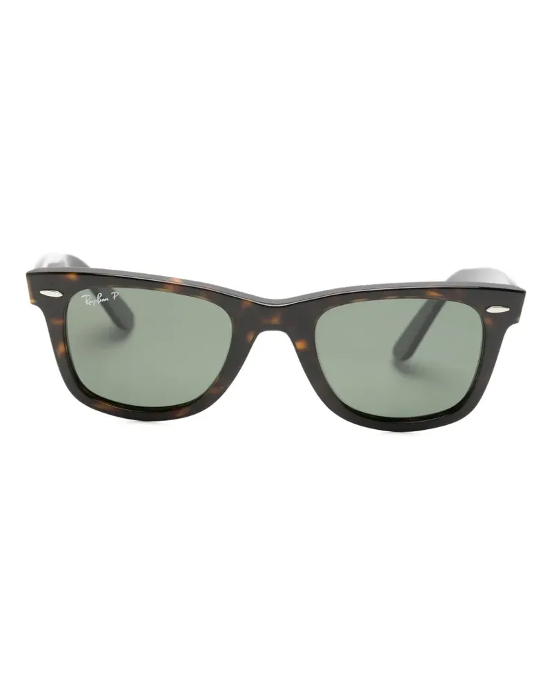 Ray Ban Eckige Sonnenbrille im Wayfarer-Design - Braun Braun