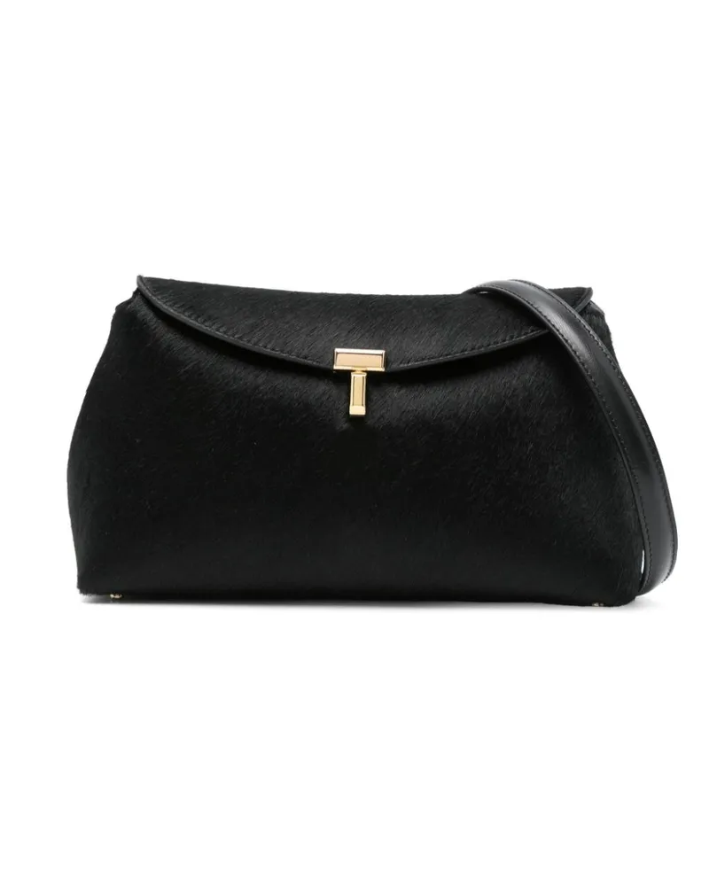 Totême T-Lock Clutch - Schwarz Schwarz