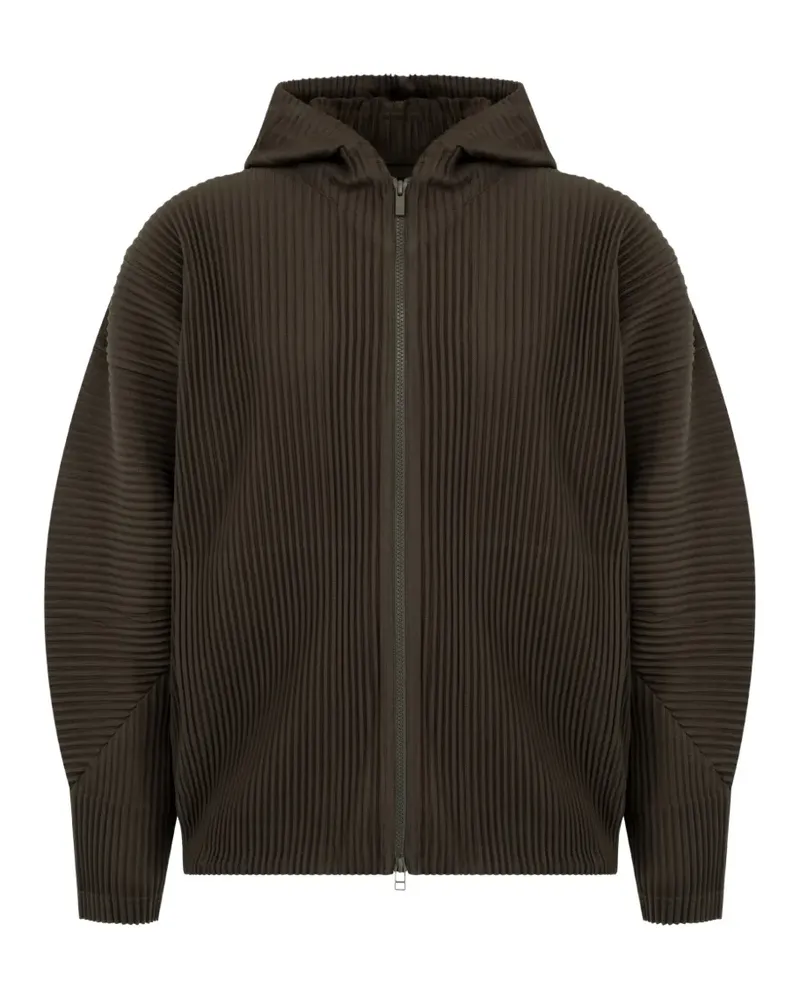 Issey Miyake Monthly Colours July Hoodie mit Falten - Grün Grün