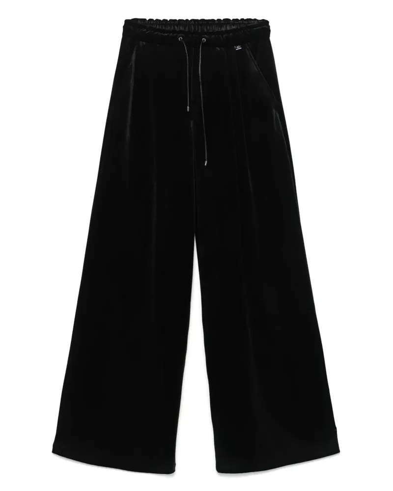 Marc Cain Hose aus Samt - Schwarz Schwarz