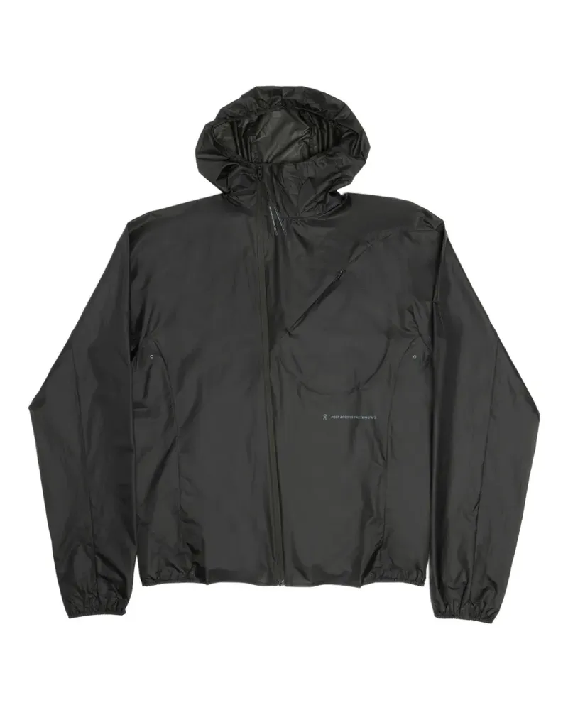 ON x PAF Zero Kapuzenjacke - Schwarz Schwarz