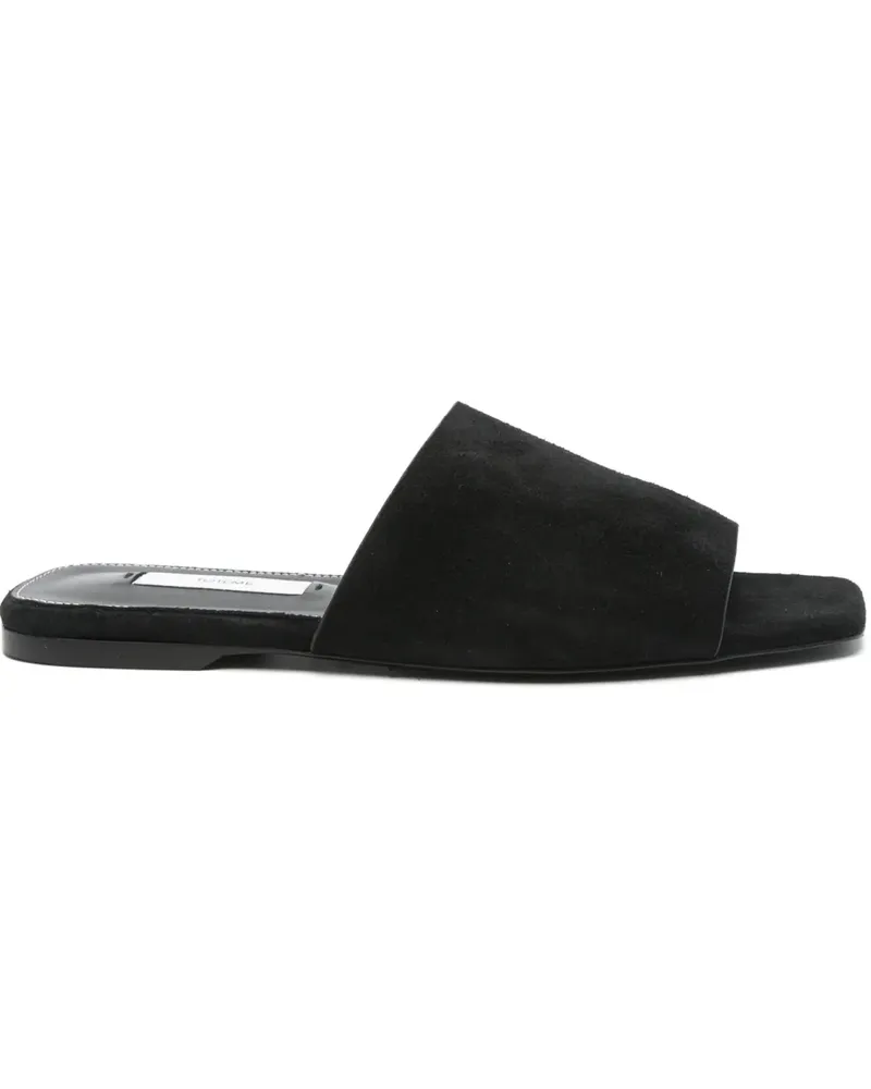 Totême Sandalen aus Velours - Schwarz Schwarz
