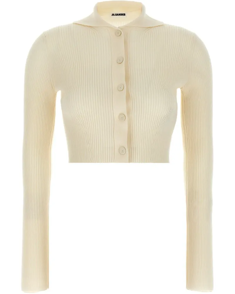 Jil Sander Gerippter Cardigan - Nude Nude