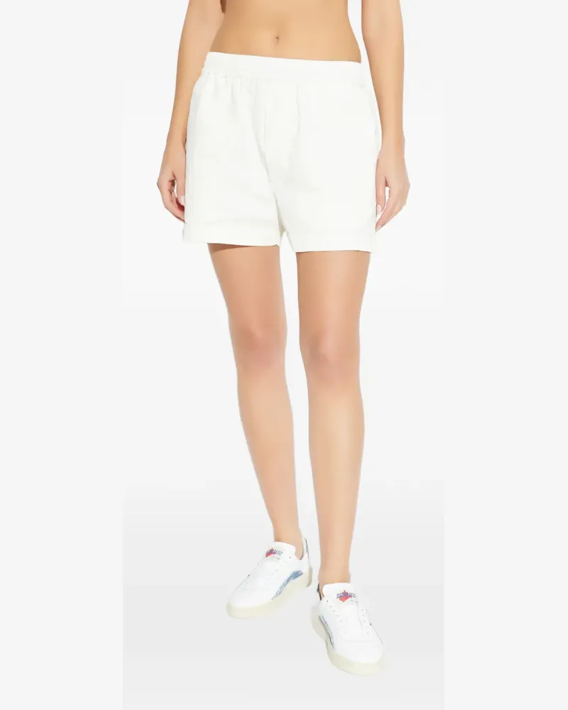 Dsquared2 elasticated-waistband shorts - Weiß Weiß