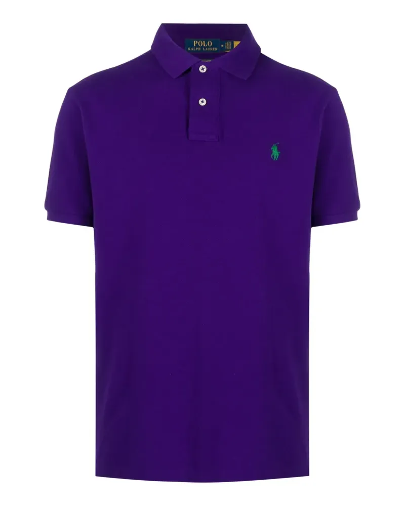 Ralph Lauren Poloshirt mit Logo-Stickerei - Violett Violett