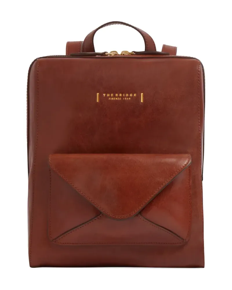 The Bridge Rucksack aus Leder - Braun Braun
