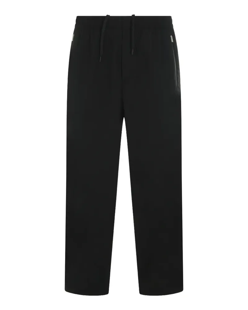 Herno Laminar drawstring-detail zip-pockets trousers - Schwarz Schwarz