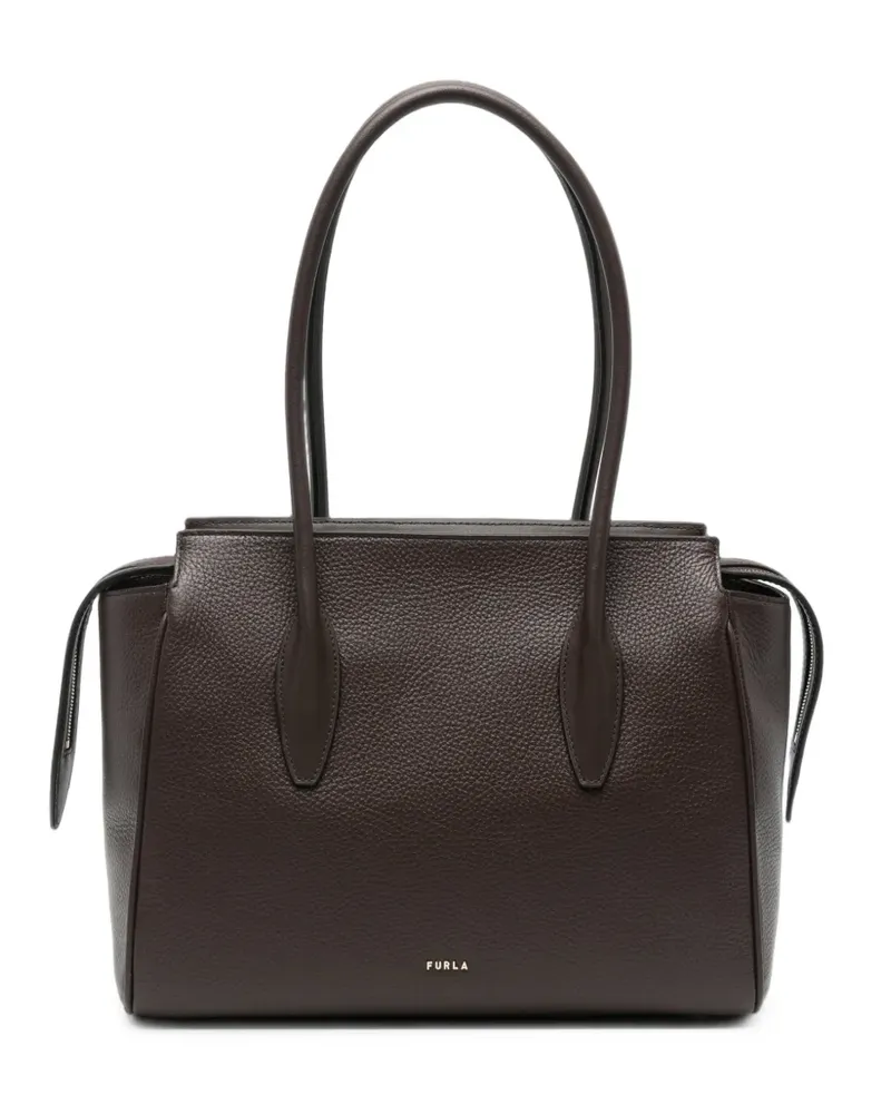 Furla Handtasche aus gekörntem Leder - Braun Braun