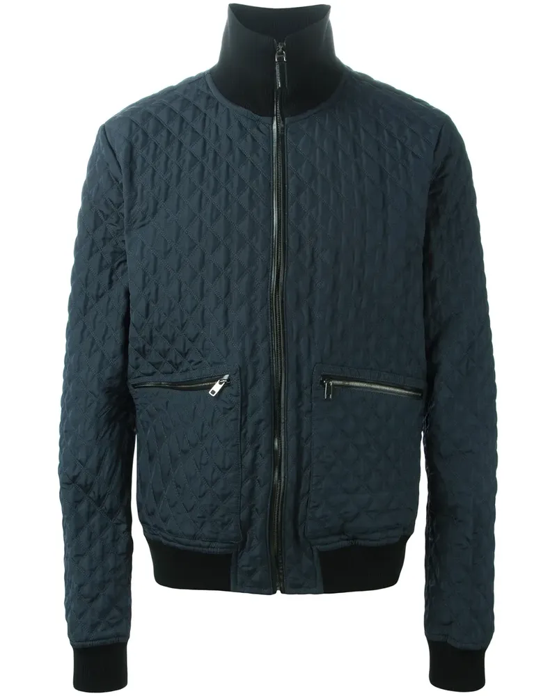 Dolce & Gabbana Gesteppte Bomberjacke - Blau Blau