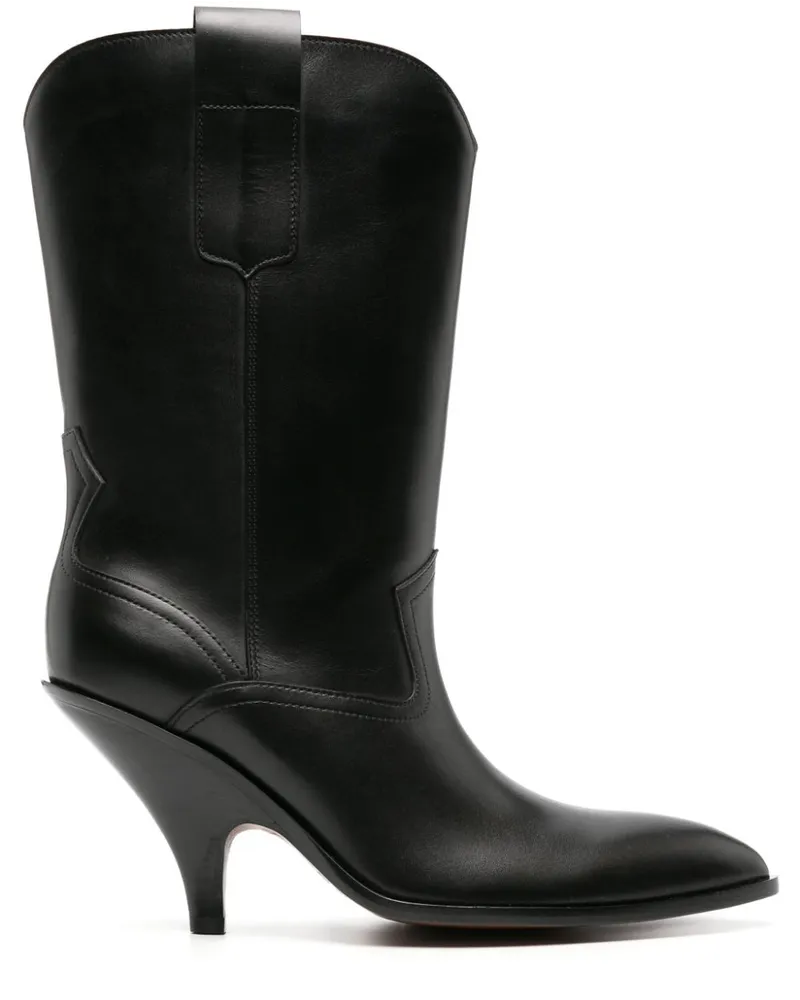 Bally Lavyn Cowboystiefel 95mm - Schwarz Schwarz