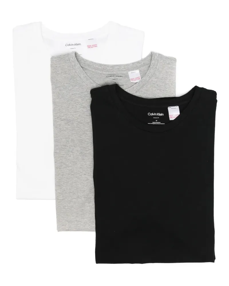 Calvin Klein Classic T-Shirts (3er-Set) - Schwarz Schwarz