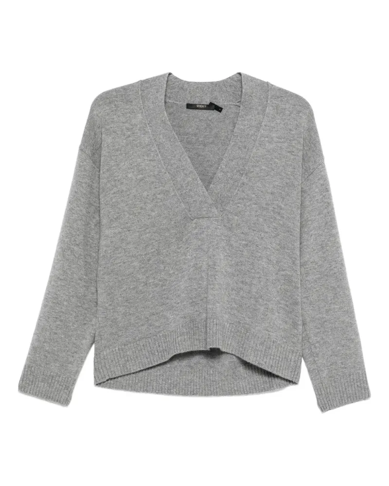 Seventy Pullover mit V-Ausschnitt - Grau Grau