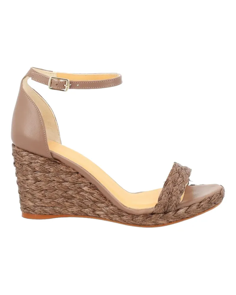 Castañer Berna/258 wedge espadrilles - Braun Braun