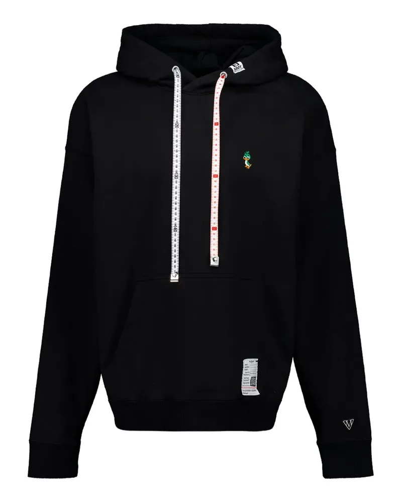 MIHARAYASUHIRO Leon embroidered hoodie - Schwarz Schwarz