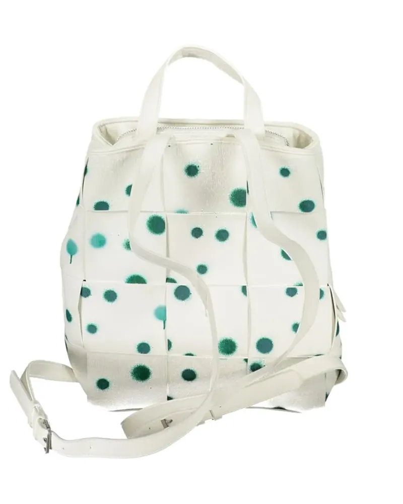 Desigual woven spray-paint backpack - Weiß Weiß