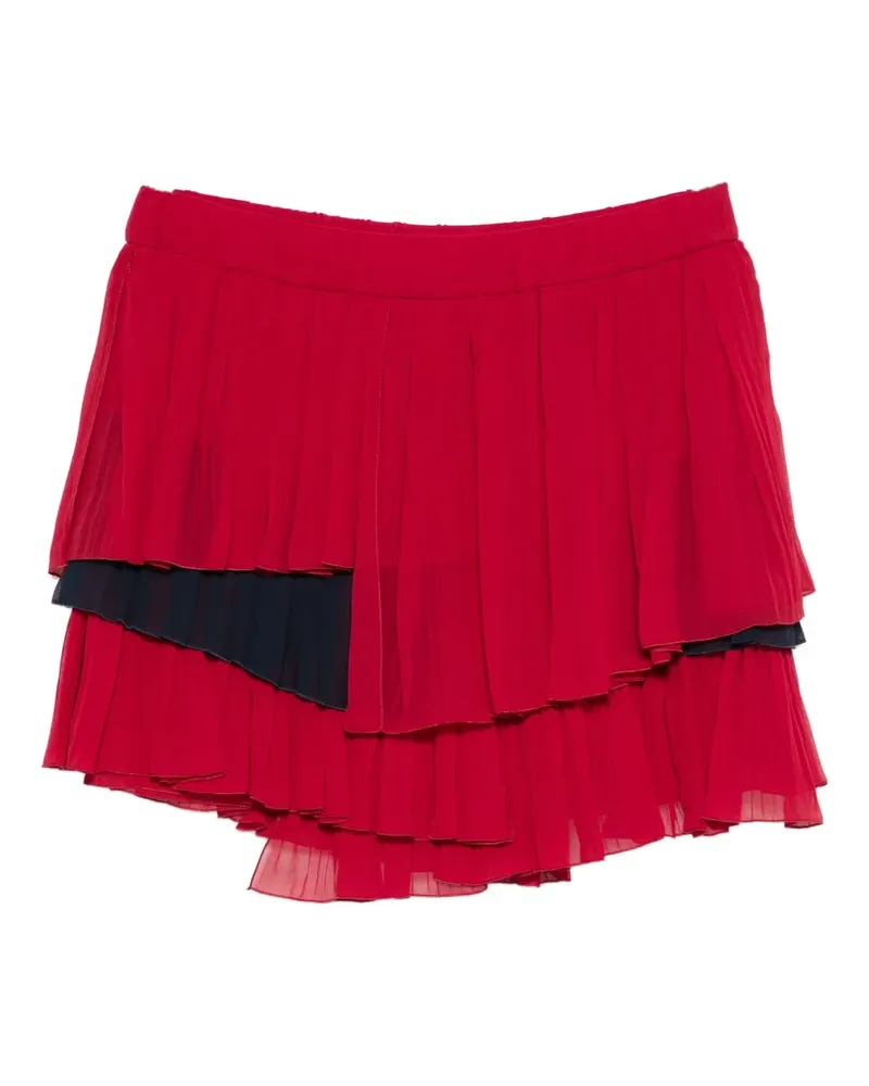 Iceberg ruffled pleated skirt - Rot Rot
