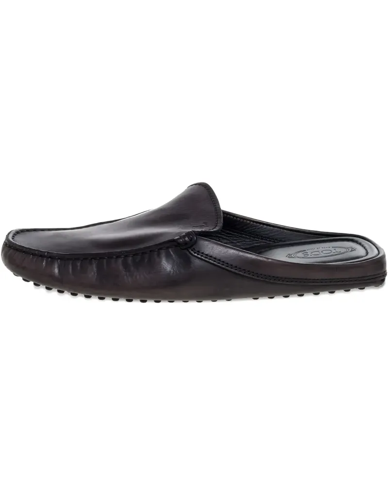 TOD'S Mules mit runder Kappe - Schwarz Schwarz