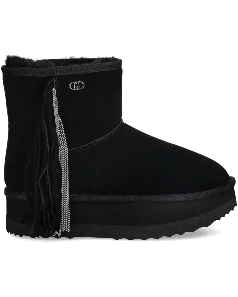 Liu Jo fringed ankle boots - Schwarz Schwarz