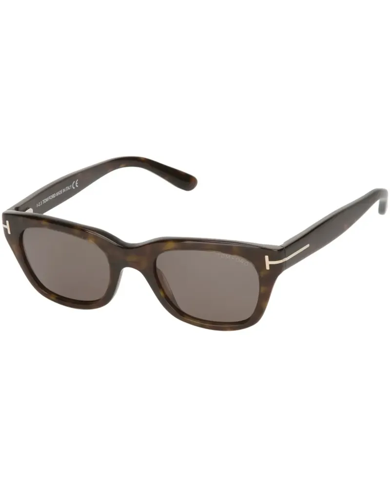 Tom Ford Sonnenbrille mit Schildplattoptik - Schwarz Schwarz
