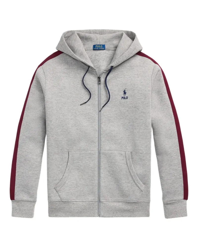 Ralph Lauren stripe-detail hoodie - Grau Grau