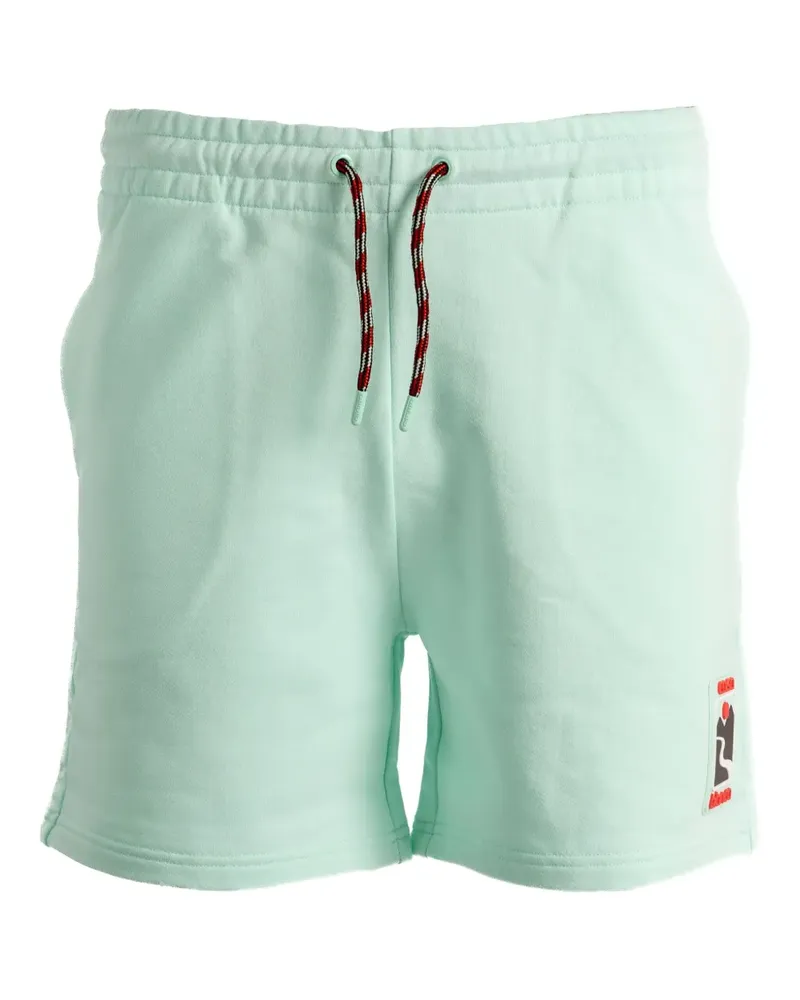 Casablanca Paris Kordelzug-Shorts mit Logo-Applikation - Grün Grün
