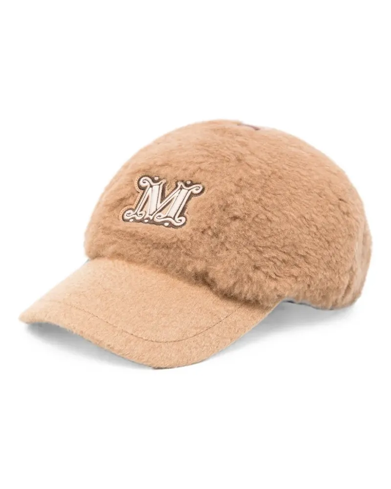 Max Mara Modico Teddy baseball +cap - Nude Nude