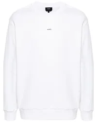 A.P.C. Sweatshirt mit Logo-Print Nude