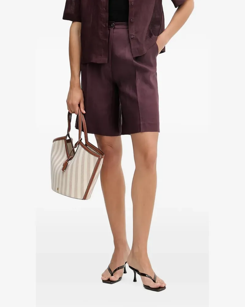 Sisley pleated tailored shorts - Braun Braun