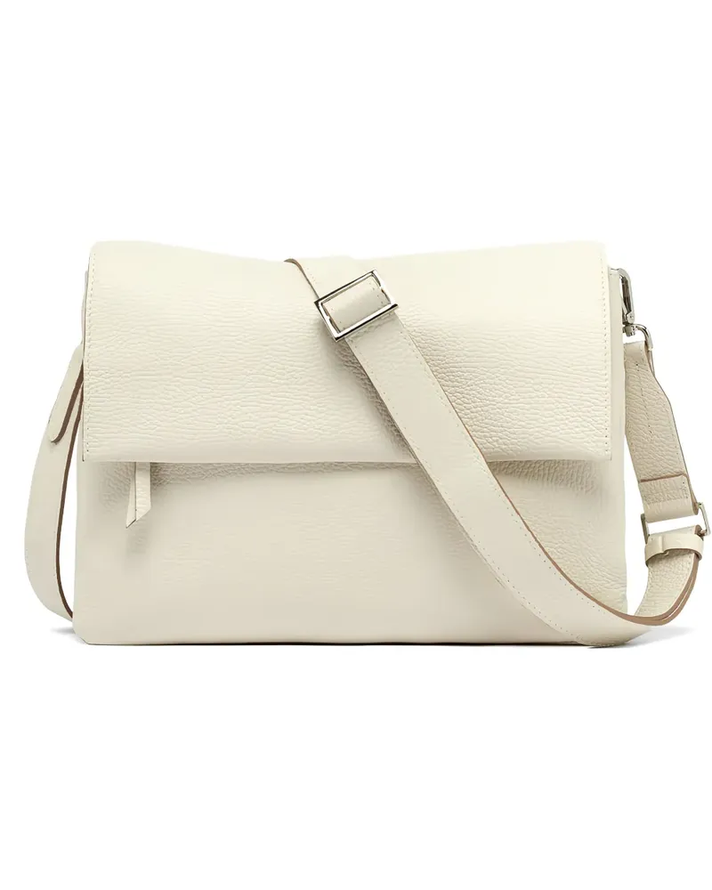 Gianni Chiarini medium Three grained-leather shoulder bag - Weiß Weiß