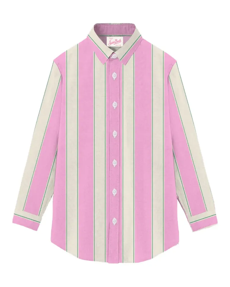MC2 Saint Barth striped buttoned shirt - Rosa Rosa
