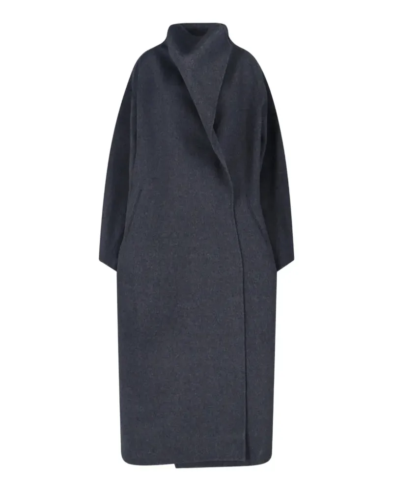 FRANKIE Shop Leroy Mantel mit Trichterkragen - Grau Grau
