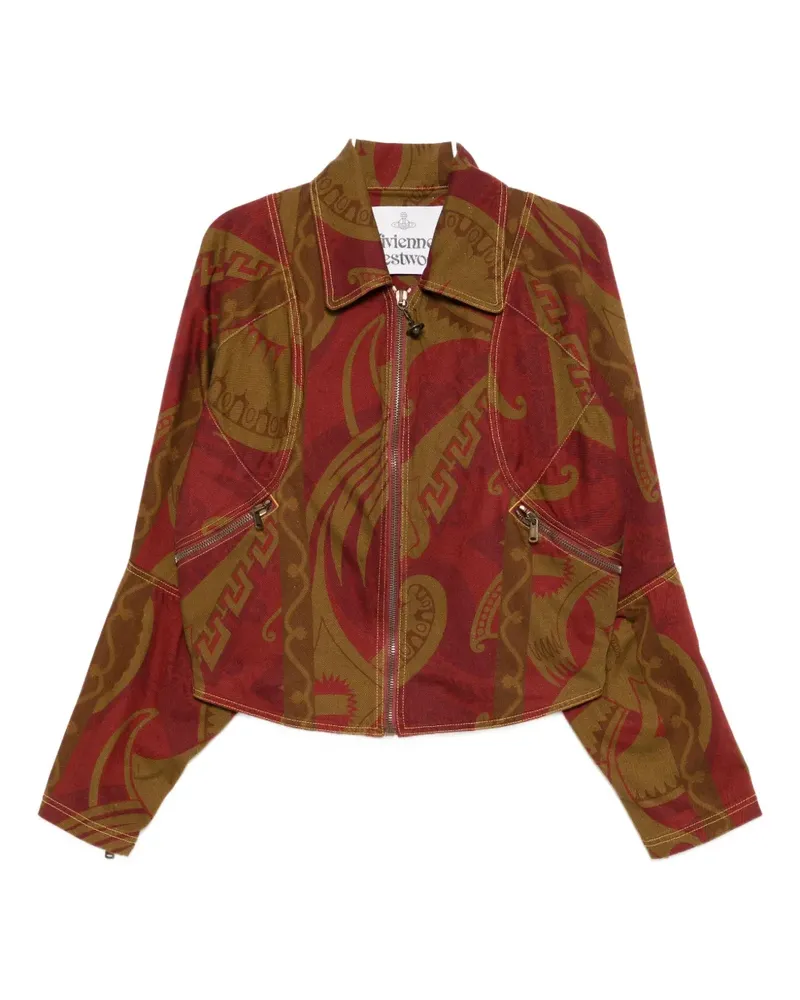 Vivienne Westwood Pourpoint Jeansjacke - Braun Braun