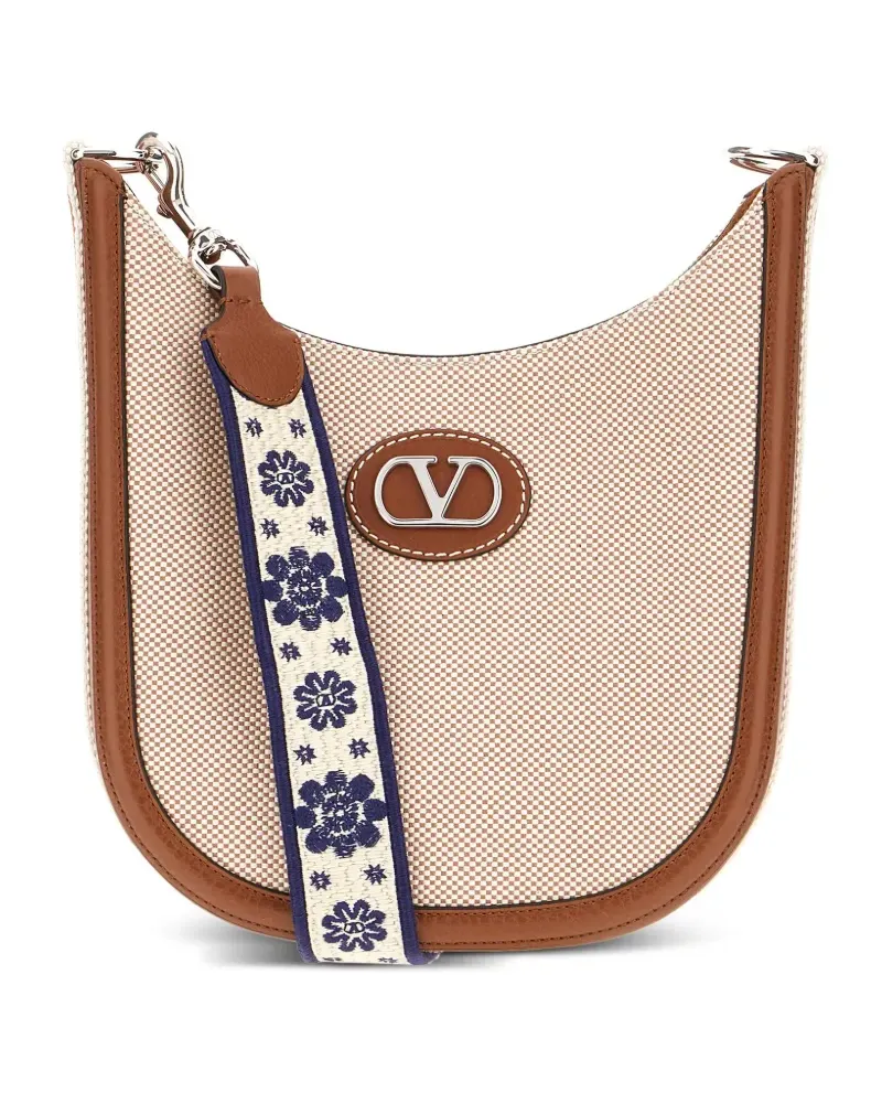 Valentino Garavani VLogo Signature Umhängetasche - Nude Nude