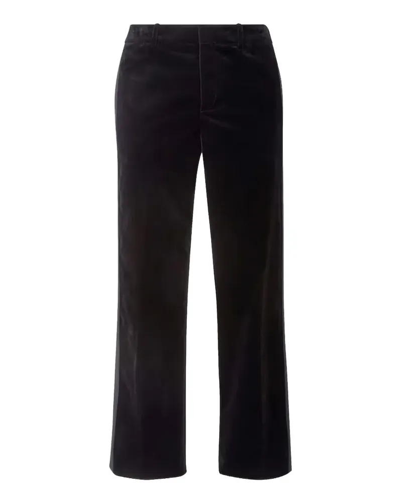 Fendi black velvet trousers - Schwarz Schwarz