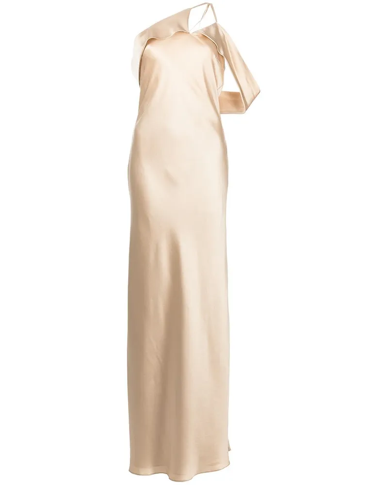 mason by michelle mason Asymmetrisches Abendkleid Gold