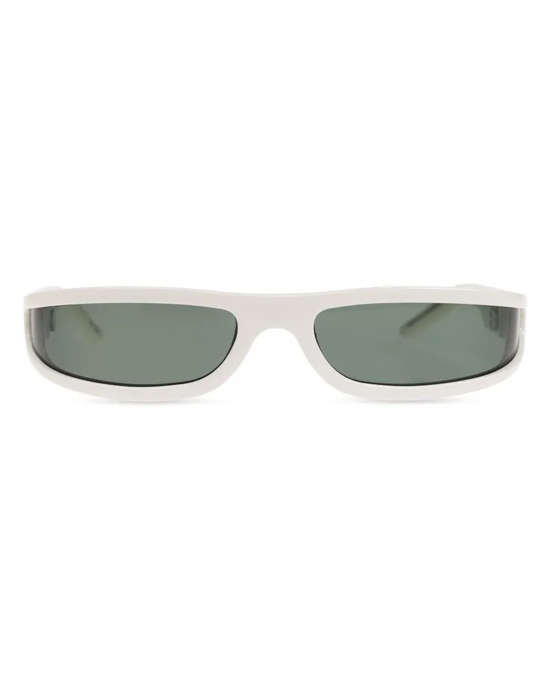 Rick Owens Fog Sonnenbrille - Weiß Weiß