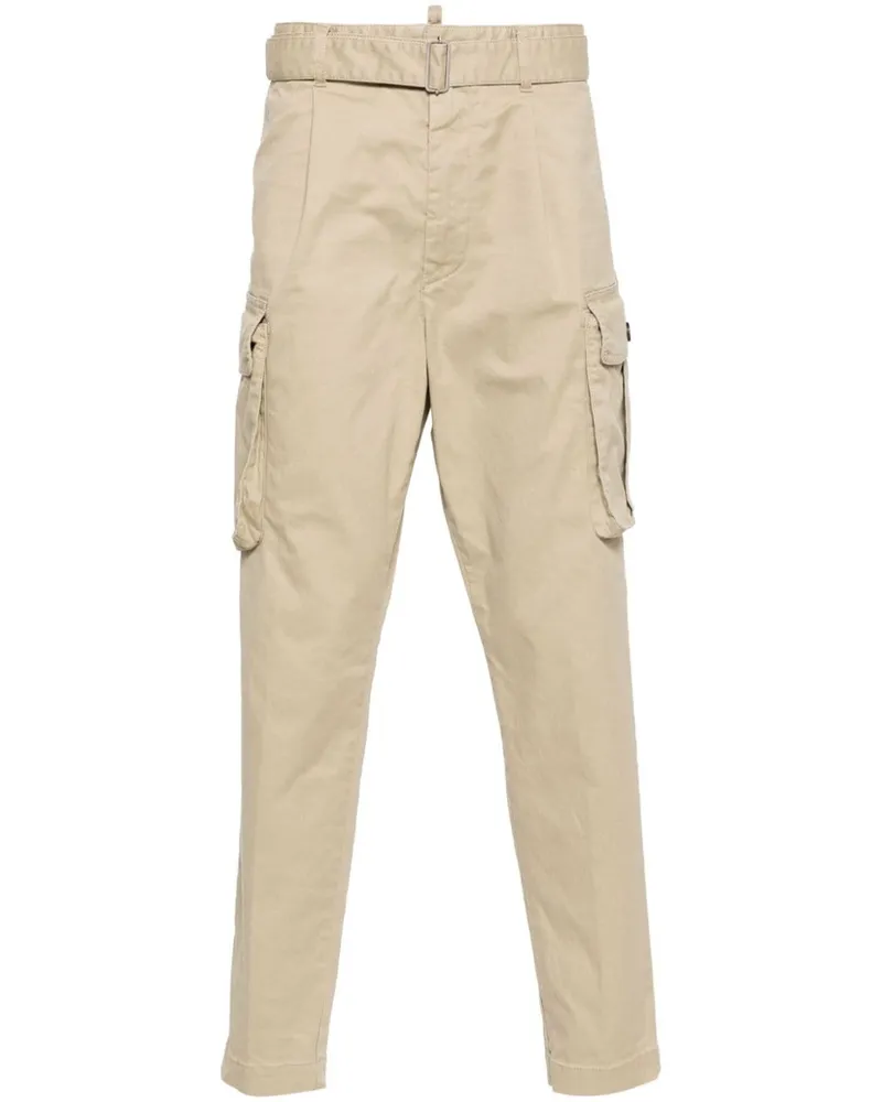 Dsquared2 Cargohose mit Tapered-Bein - Nude Nude