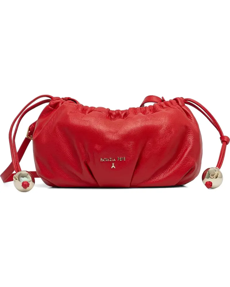 Patrizia Pepe Bubble Tasche mit Kordelzug - Rot Rot