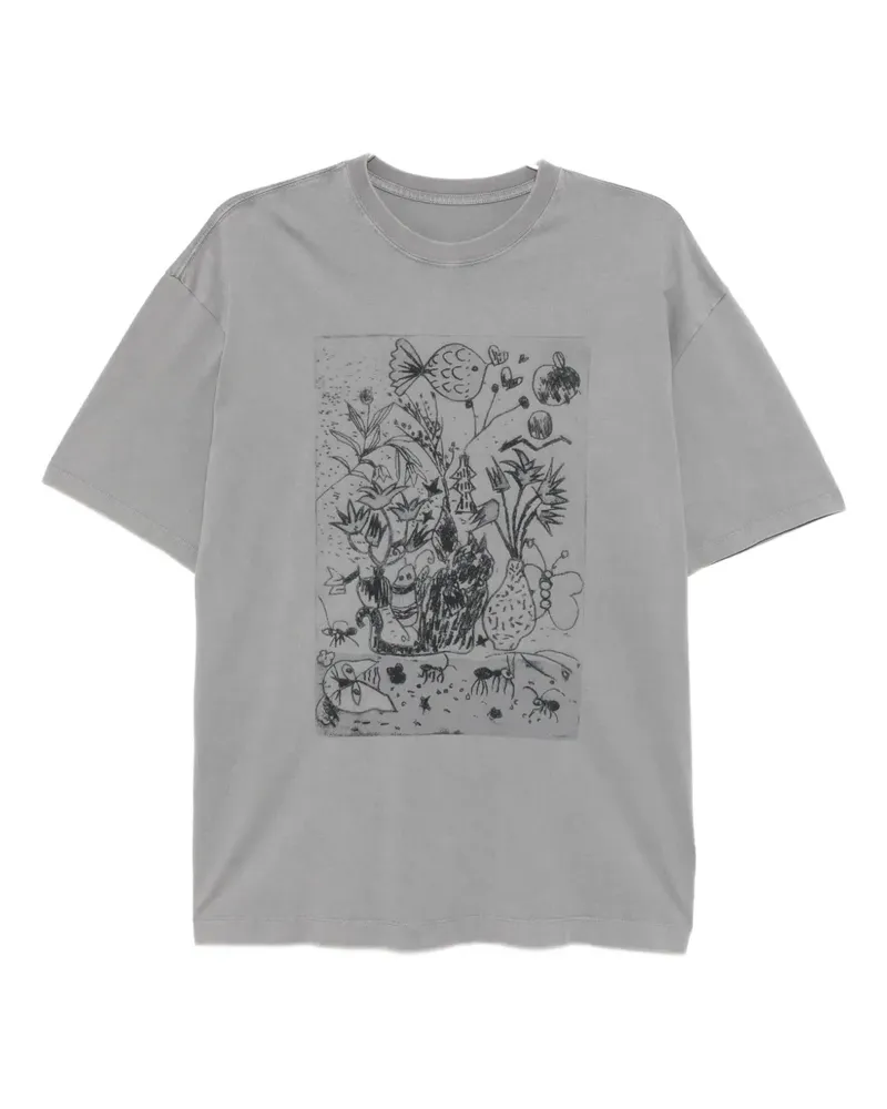 JNBY Kurzärmeliges T-Shirt - Grau Grau