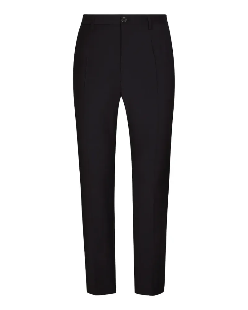 Dolce & Gabbana Hose mit Logo-Stickerei - Blau Blau