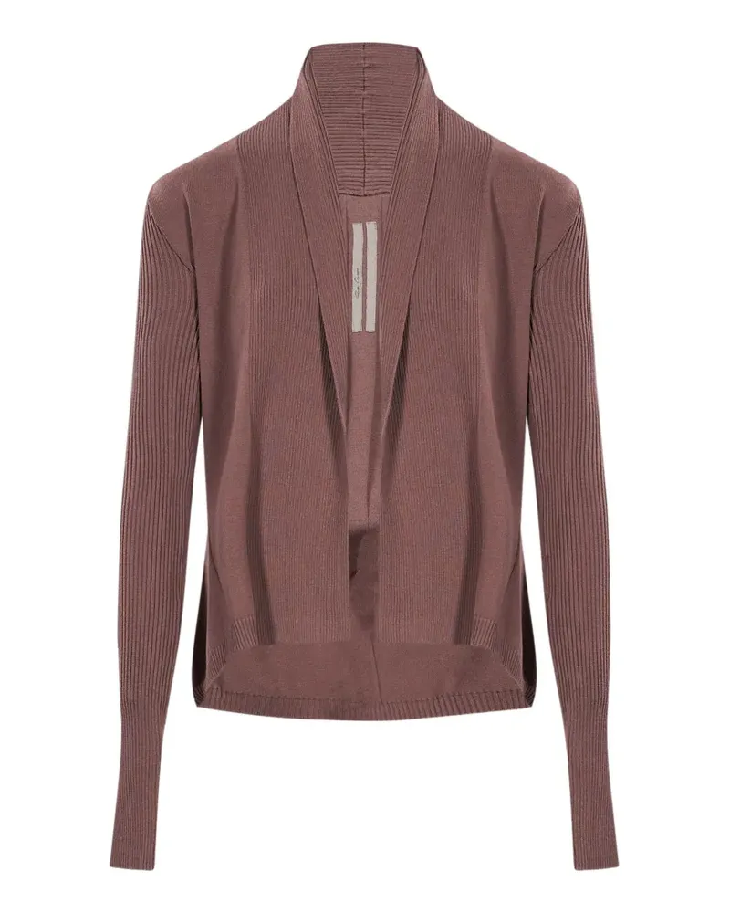 Rick Owens Gerippter Cardigan - Braun Braun