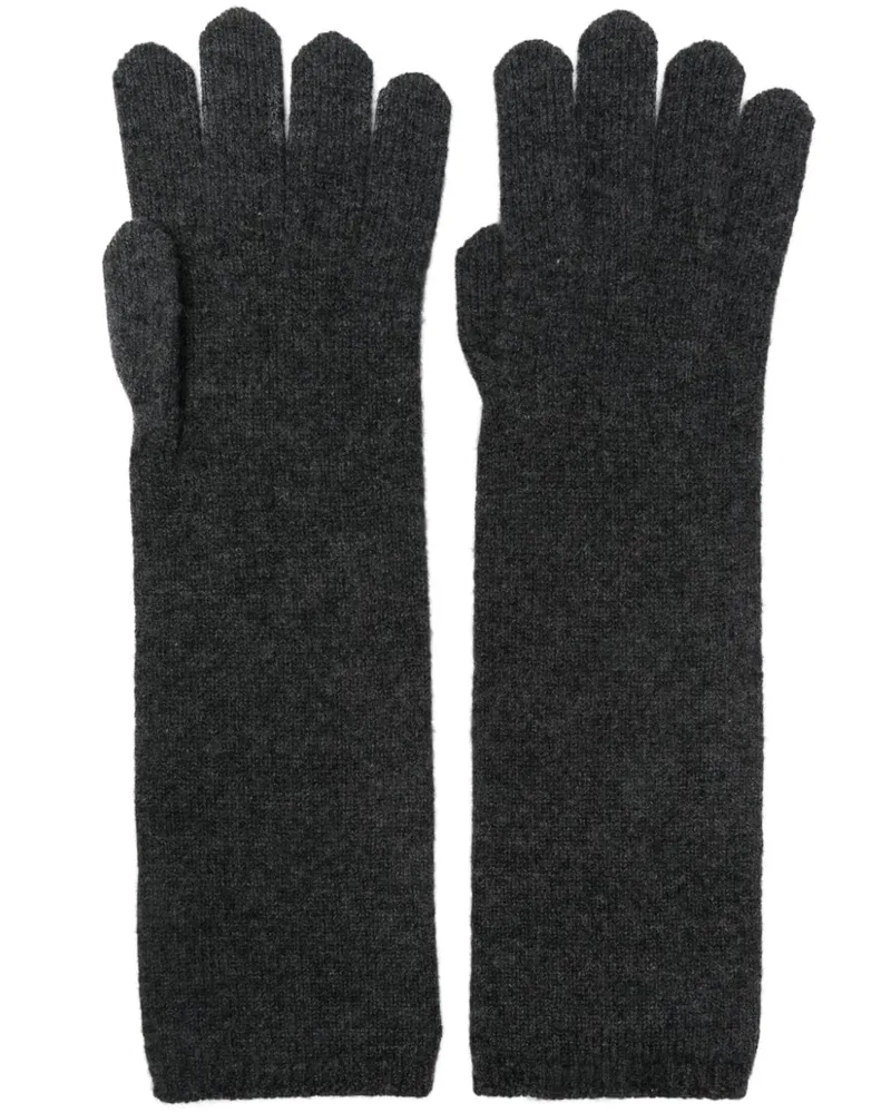 Max Mara cashmere gloves - Grau Grau