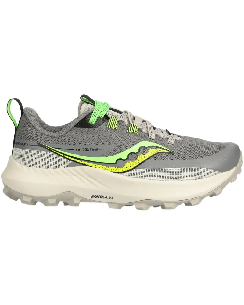 Saucony Peregrine 13 Sport-Sneakers mit Logo - Grau Grau
