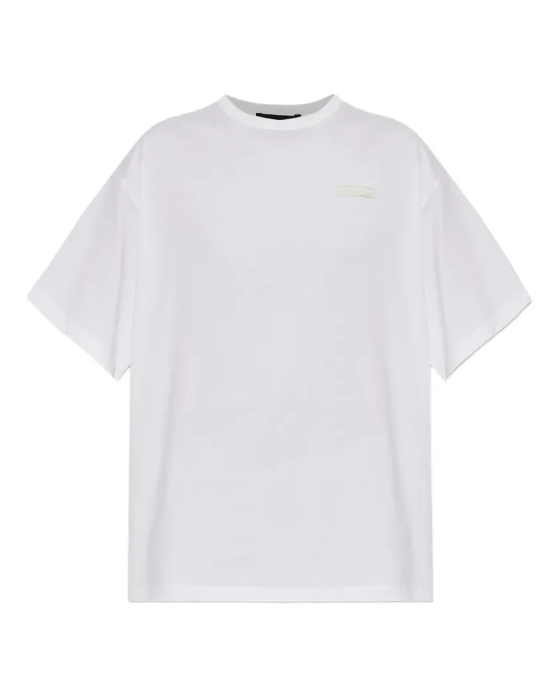 Fabiana Filippi T-Shirt mit Logo - Weiß Weiß